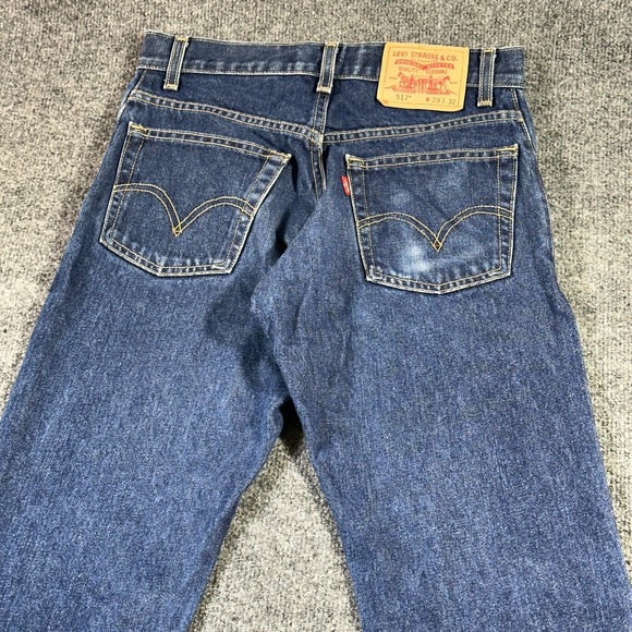 Levis 517 Jeans Mens 29x32 Blue Denim Cowboy Western Bootcut Rodeo Vintage Y2K - Picture 4 of 12